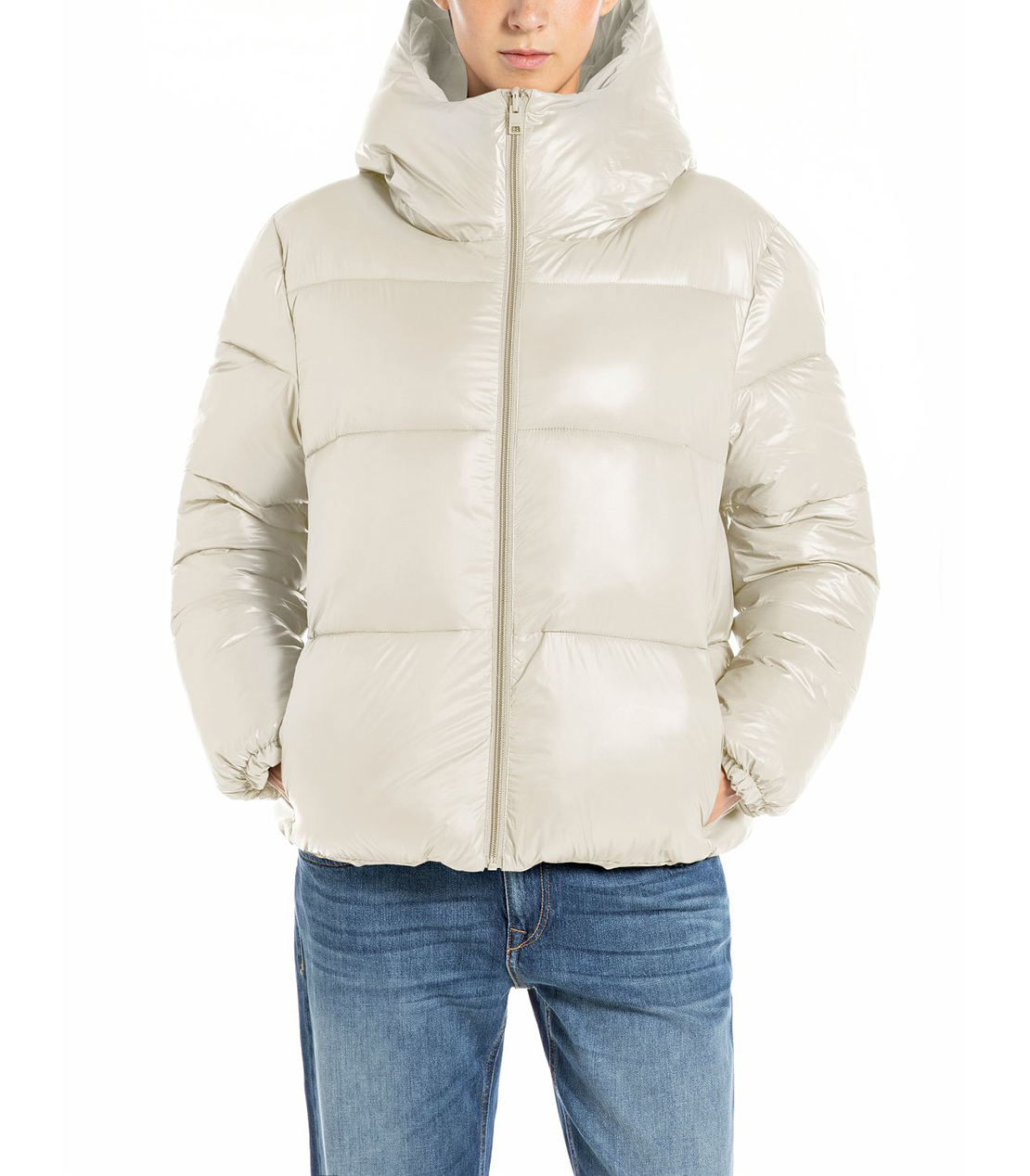 リバーシブル エコダウンジャケット 詳細画像 オフホワイト 1